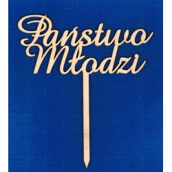 Państwo Młodzi  dł: 17,5cm   topper